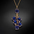 Komplektas "Amber II (Tamsiai Indigo)" su Preciosa™ kristalais